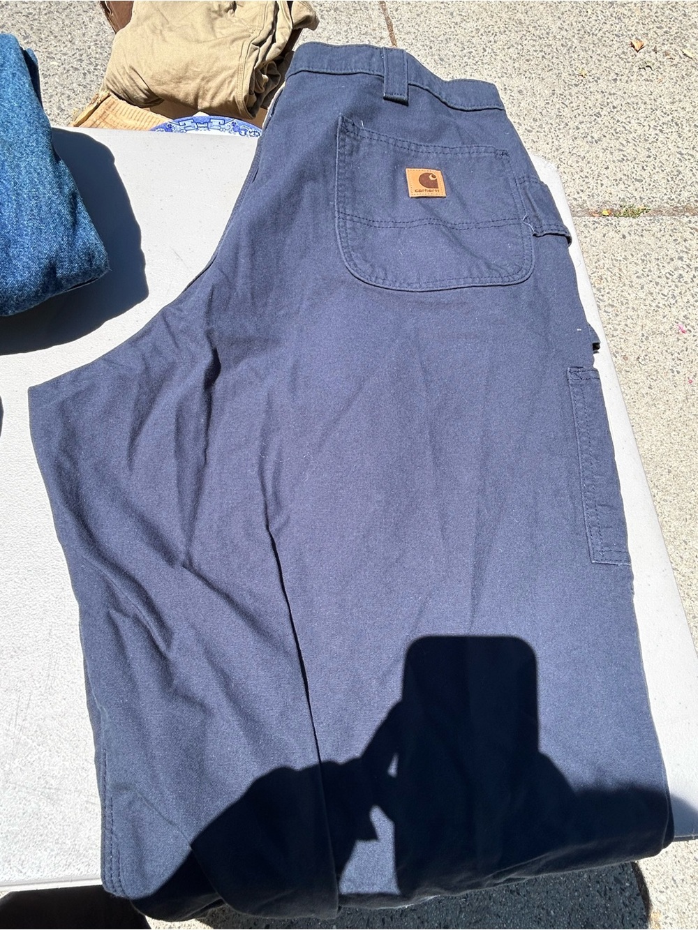 Carhartt Men’s Navy Carpenter Cargo Pants